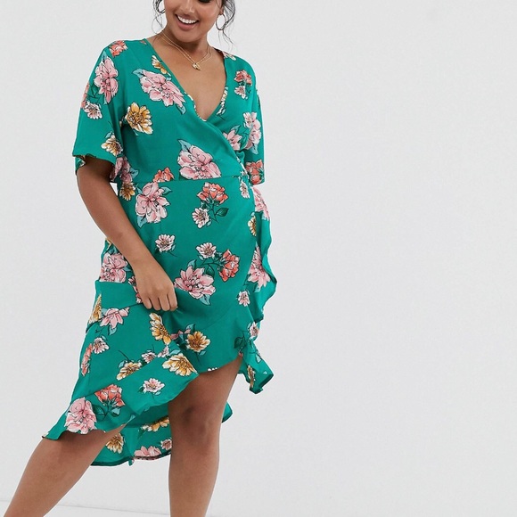 ASOS Dresses & Skirts - ASOS Influence midi wrap dress